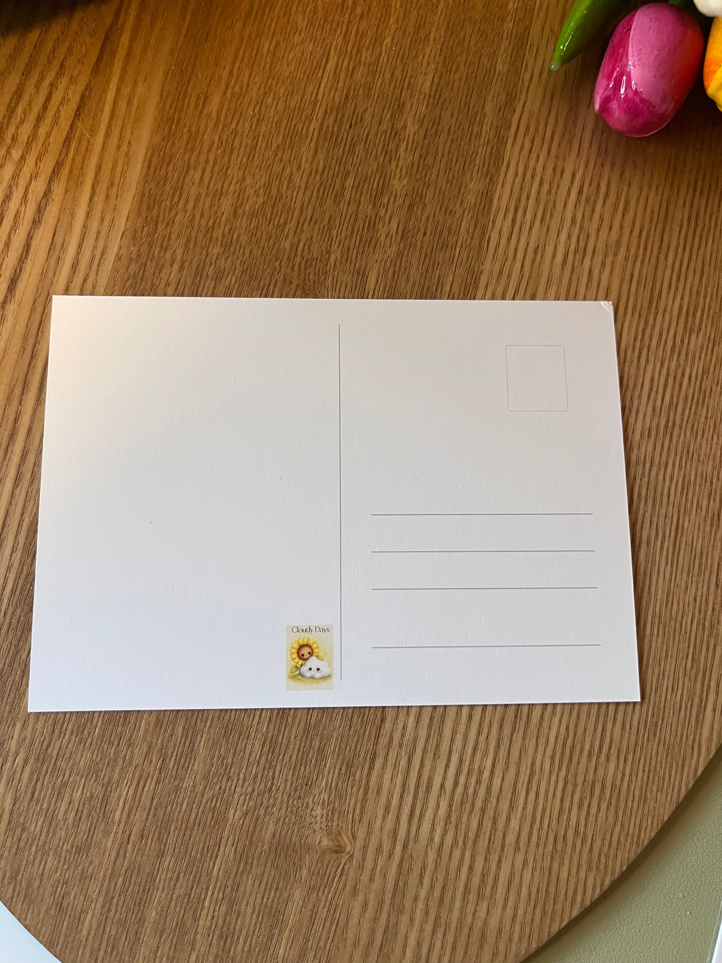 Postkarte Happyplans Cloudy Days