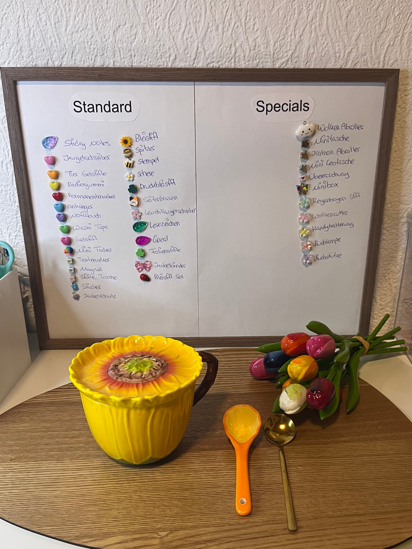 Buntes Schreibwaren Set - Stifte, Deko und Bastelzubehör