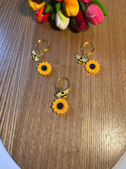 Sonnenblume + Bienenanhänger
