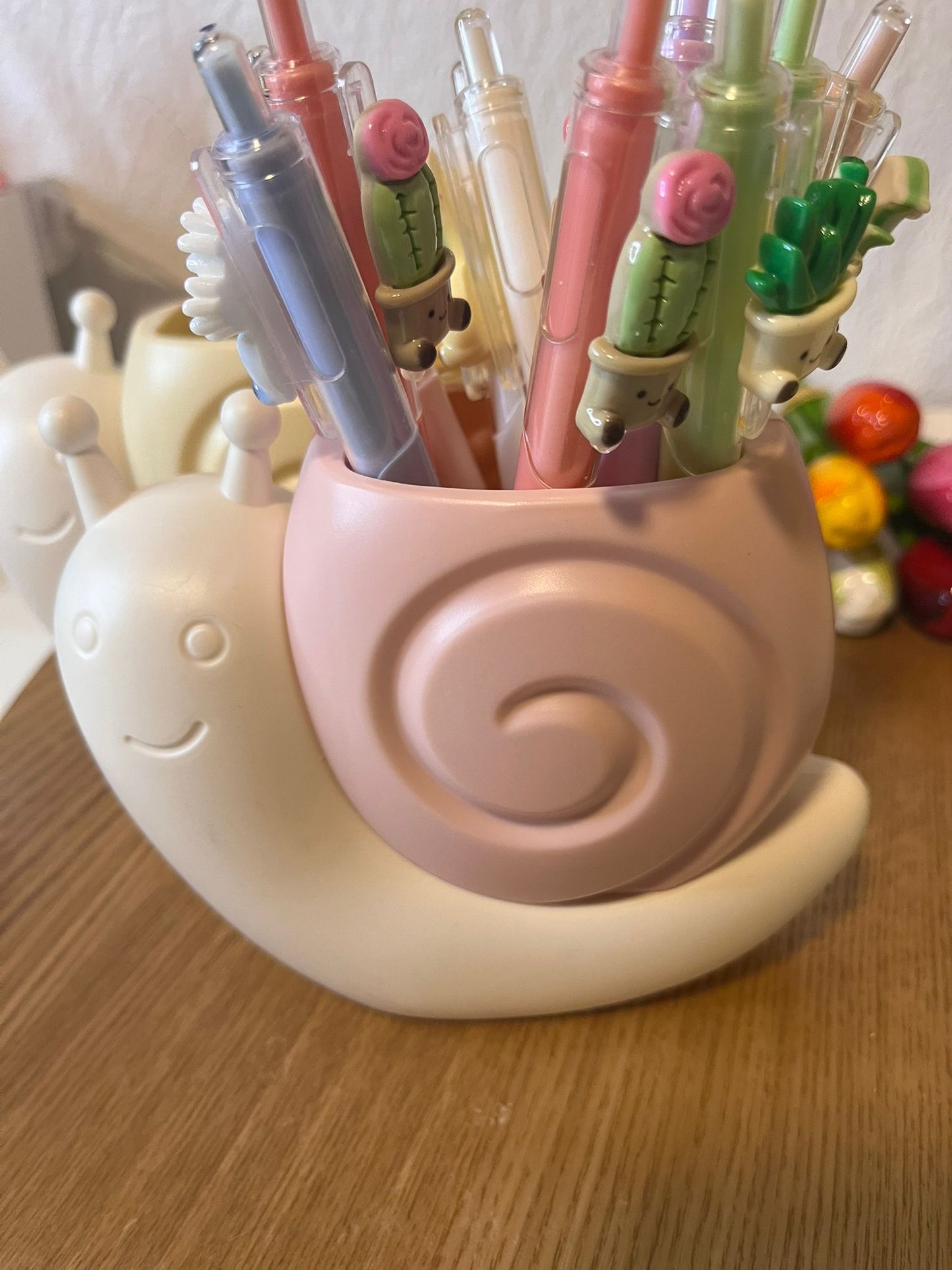 Schnecken Stiftehalter