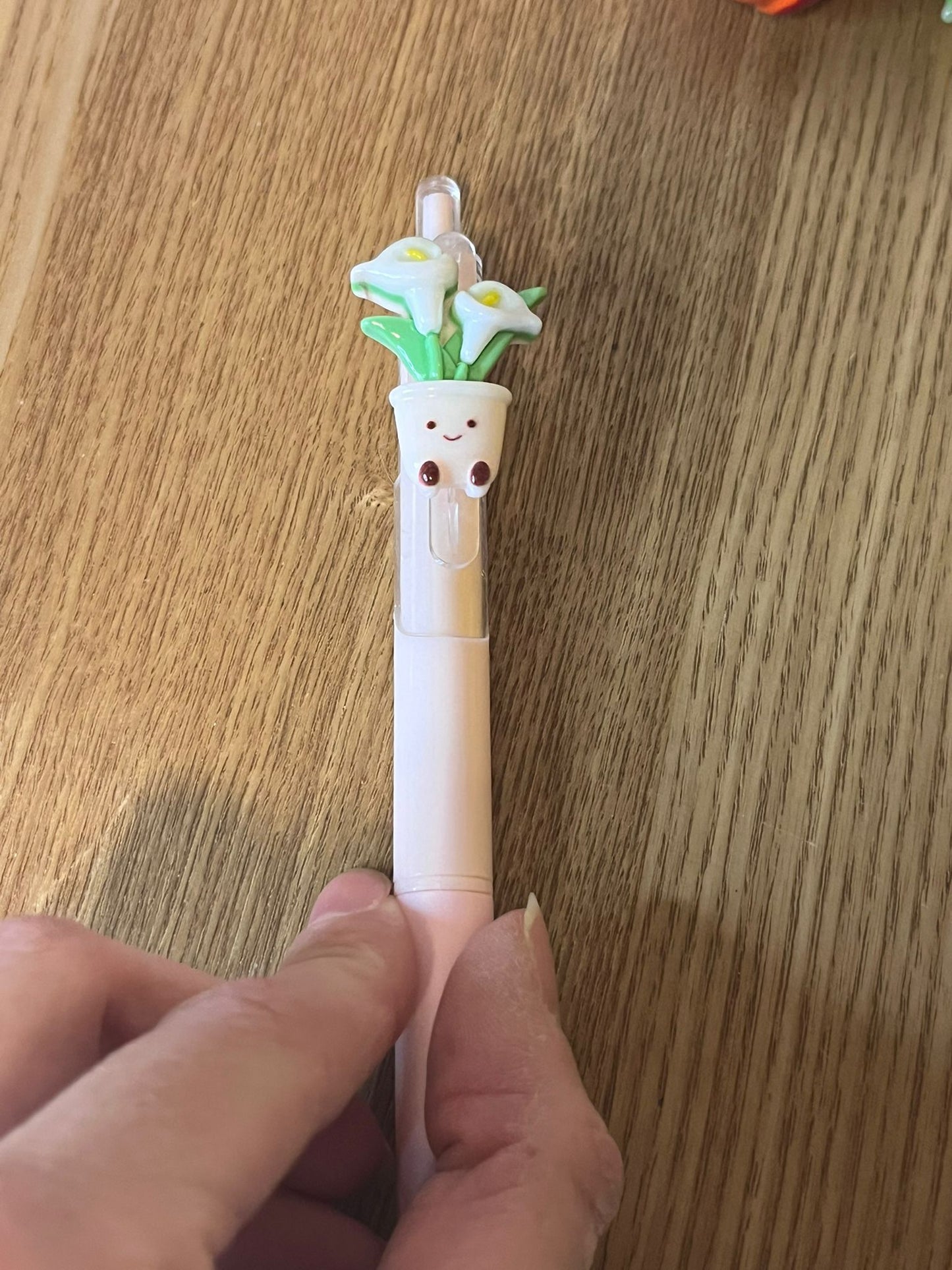 Pflanzen Kawaii Kugelschreiber