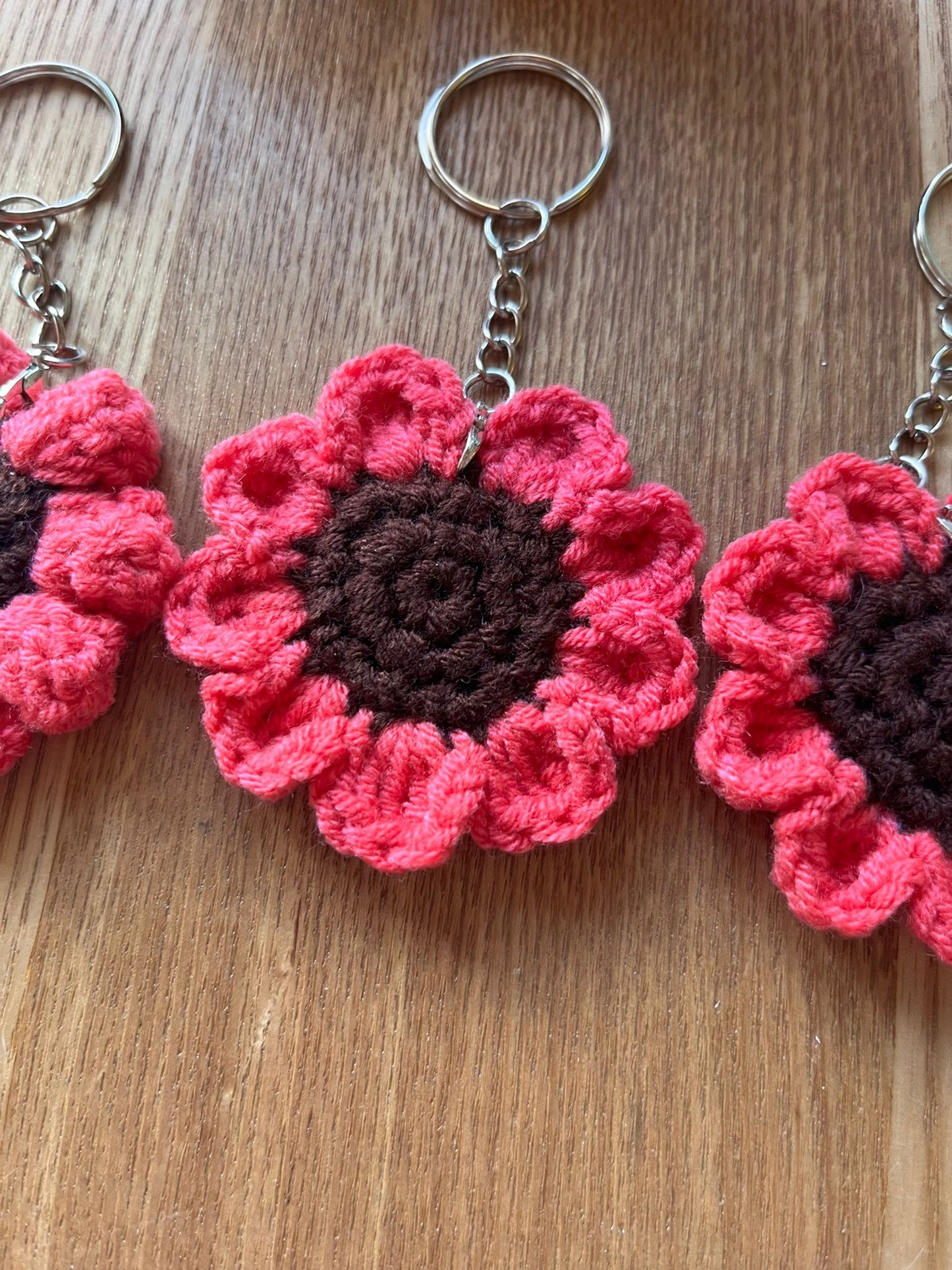 Sonnenblumen - Anhänger in Pink