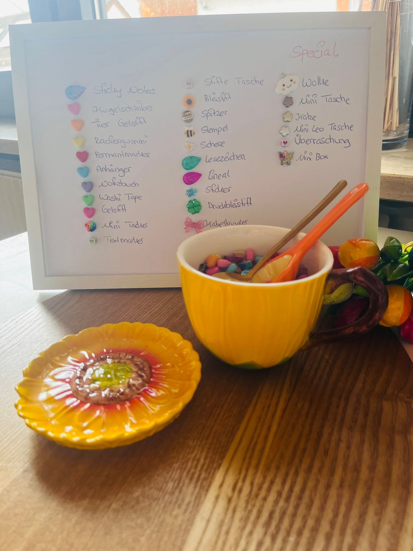 Buntes Schreibwaren Set - Stifte, Deko und Bastelzubehör