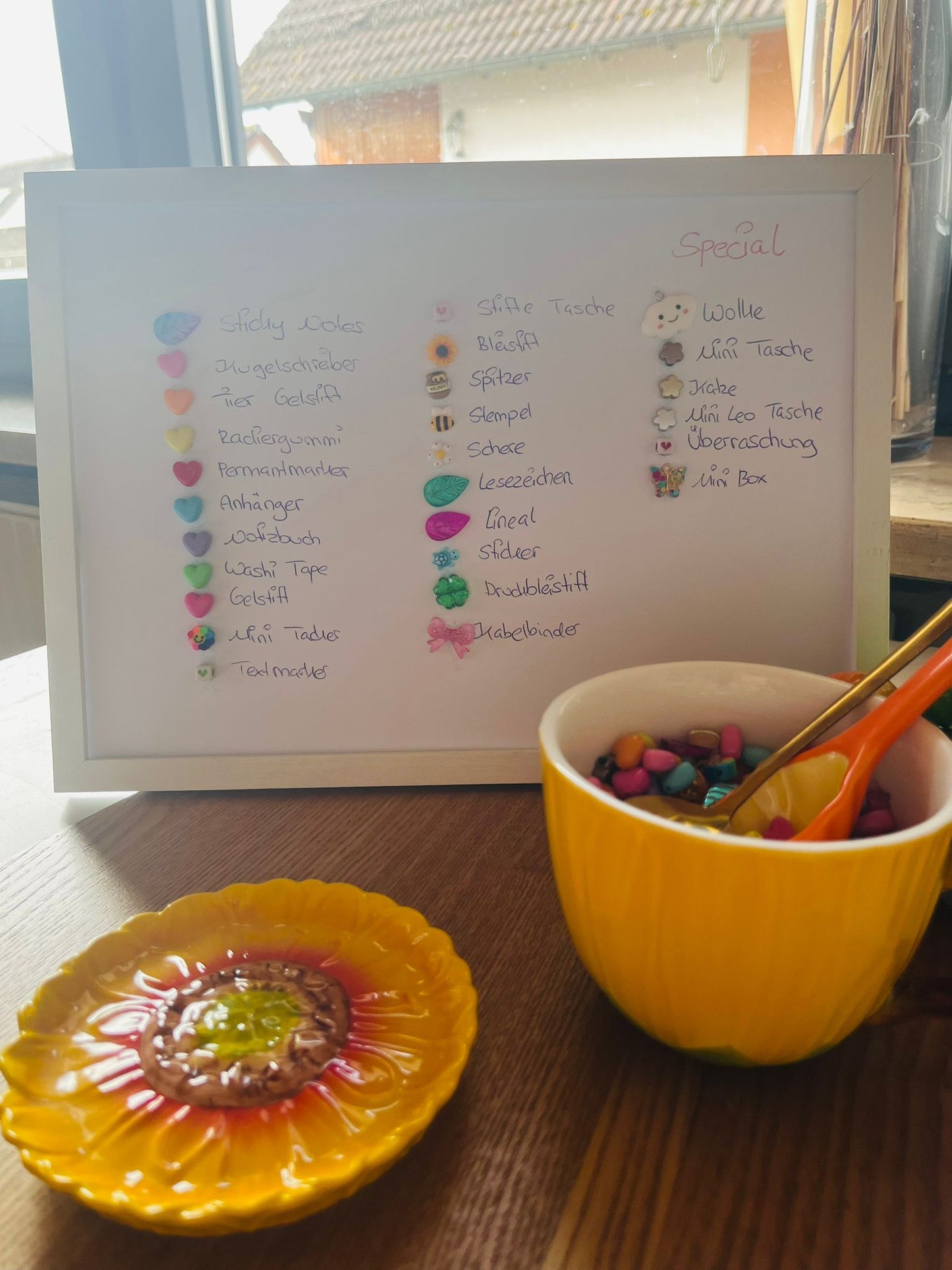 Buntes Schreibwaren Set - Stifte, Deko und Bastelzubehör