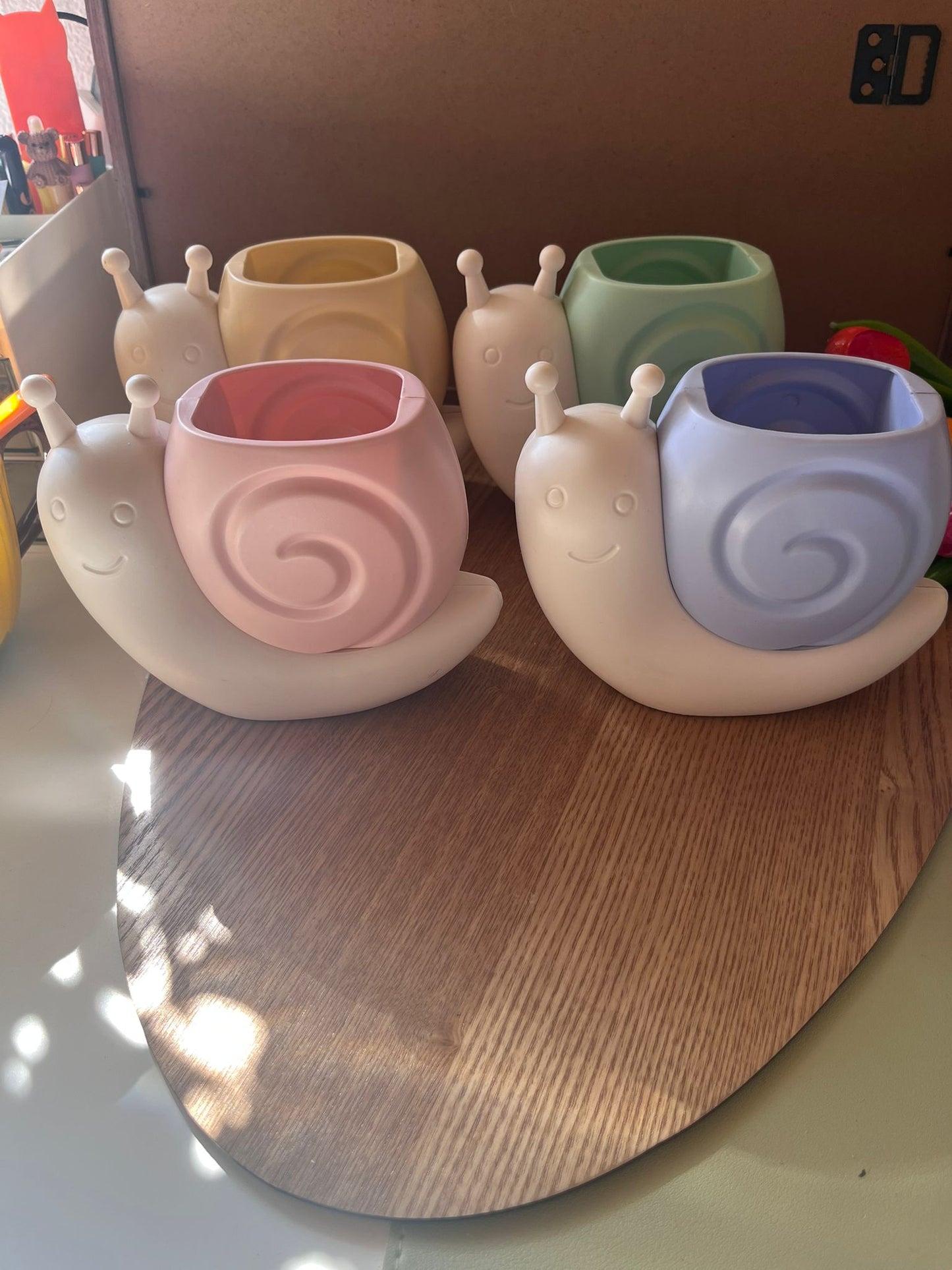 Schnecken Stiftehalter