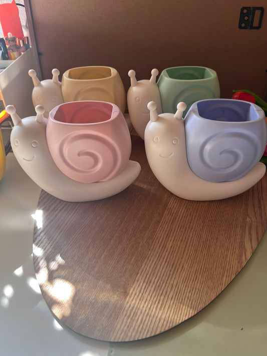 Schnecken Stiftehalter